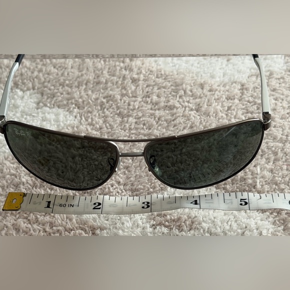 Ray-Ban Silver Polarized Sunglasses Style RB 3506 - Picture 6 of 7